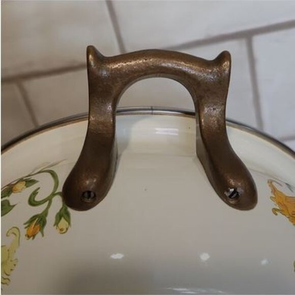 Vintage ASTA Enamel Sweet Honeysuckle Vine Set - Picture 9 of 13